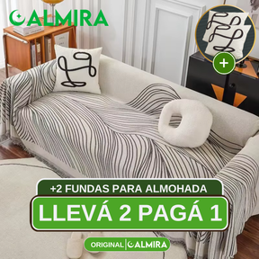 [Pagás 1, Te Llevás 2] Funda para Sofá (¡Ligereza y Encanto que Transforman tu Sofá!) + REGALO: 2 Almohadones