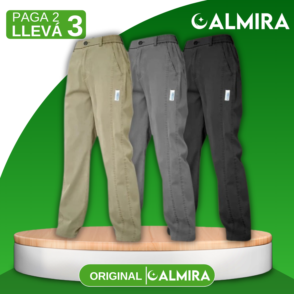 [Llevá 3 Pagá 2] Pantalón Femenino Aurora en Seda Hielo y Poliéster (¡El Más Buscado de 2025!)