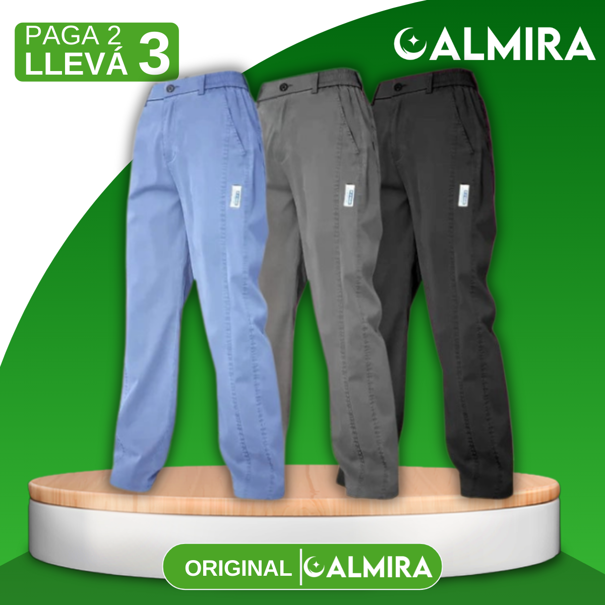 [Llevá 3 Pagá 2] Pantalón Femenino Aurora en Seda Hielo y Poliéster (¡El Más Buscado de 2025!)