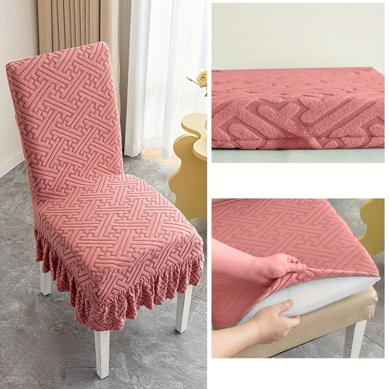 [Llevá 6 Pagá 3] Fundas de Lujo Elásticas Noele con Protección Antimanchas y Ajuste Perfecto (¡Transformá tus sillas en segundos!)