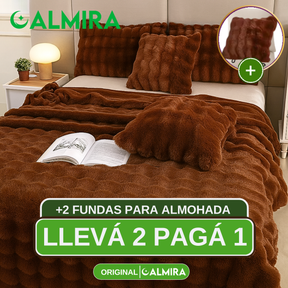 ¡Promo! Llevá 2, Pagá 1 – Frazada 100% Algodón Premium + 2 Fundas GRATIS