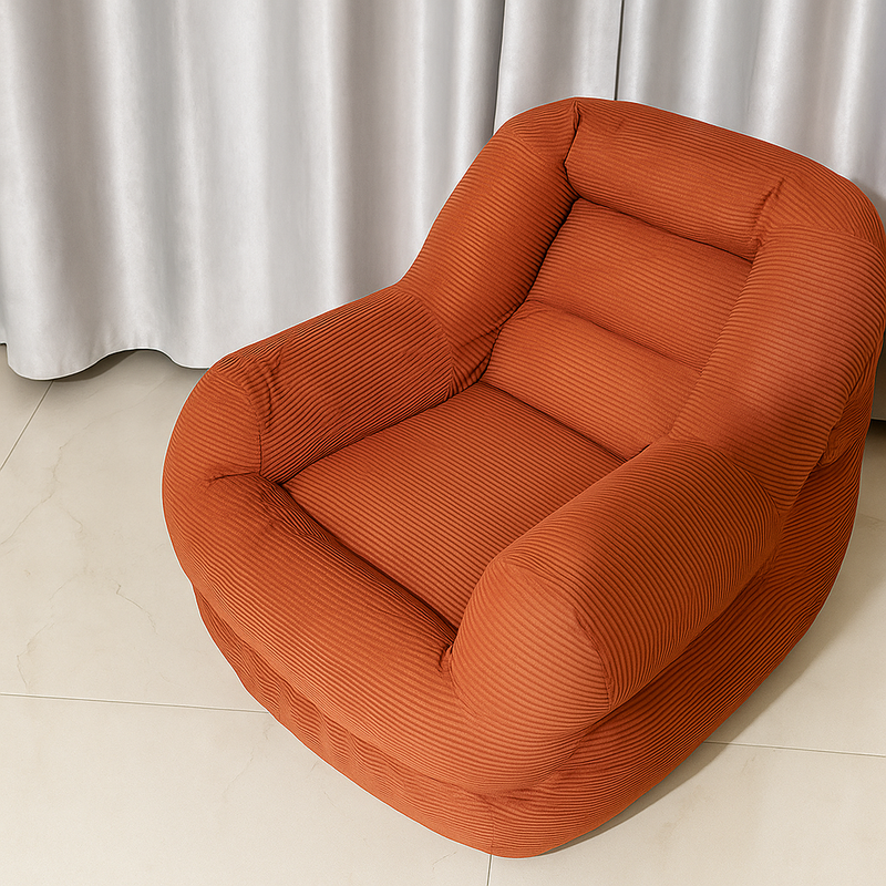 [Llevá 2 Pagá 1] Sillón PuffyCloud con Relleno Ultraplush y Tejido Acanalado Premium (¡Comodidad máxima para relajarte!)