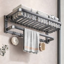 [Llevá 2 Pagá 1] Organizador de Baño Multifuncional de Acero Inoxidable con Instalación por Sellado al Vacío +REGALO: 2 Soportes de Baño