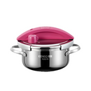 [Llevá 2 Pagá 1] Olla a Presión 2 en 1 con Triple Capa de Acero Inoxidable Antiadherente y Tapa de Vidrio +REGALO: Juego de Utensilios de Cocina