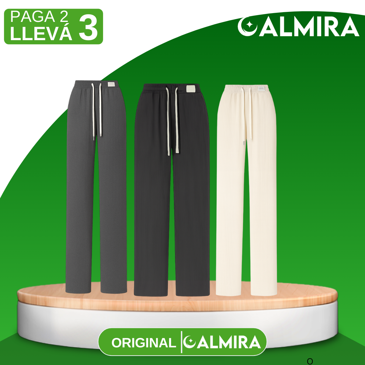 [Llevá 3 Pagá 2] Pantalón Femenino en Tejido Chenille y Terciopelo (¡Encanto Único y Refinado!)