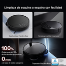 [Llevá 2 Pagá 1] Robot Aspiradora CleanUp Inteligente con Sensor Anticaída, Aspira, Barre y Pasa el Trapo + Repuesto de Accesorios