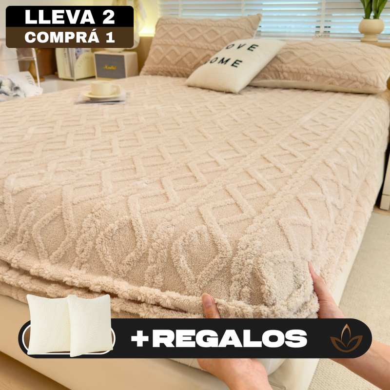 [Llevá 2 Pagá 1] Ropa de Cama Maison en 100% Algodón (¡Confort Sofisticado!) + 2 REGALOS: Fundas para Almohada