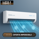 [Llevá 2 Pagá 1] Mini Aire Acondicionado de Pared 2000W Frío y Calor Bluetooth con Control Remoto