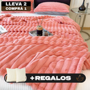 ¡Promo! Llevá 2, Pagá 1 – Frazada 100% Algodón Premium + 2 Fundas GRATIS