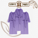 [Llevá 3 Pagá 2] Bata de Mujer Velvet Aterciopelada 100% Algodón (Abrigo y Elegancia para el Invierno!)
